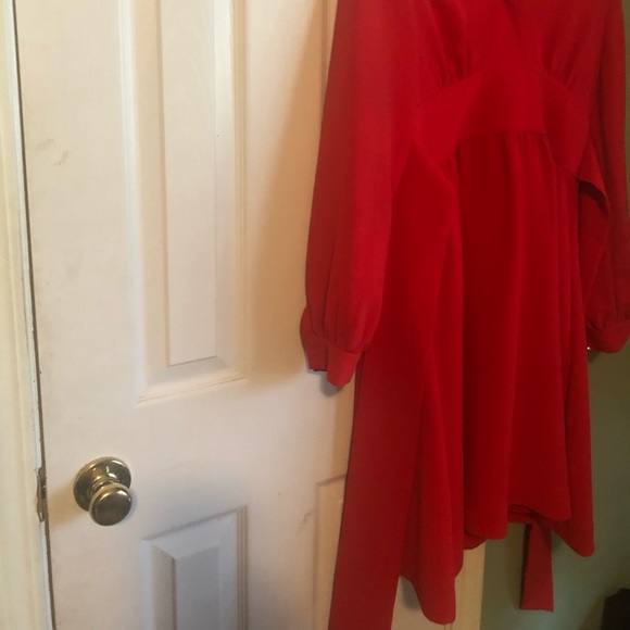 Kate Spade red A-line Dress - Picture 2 of 3
